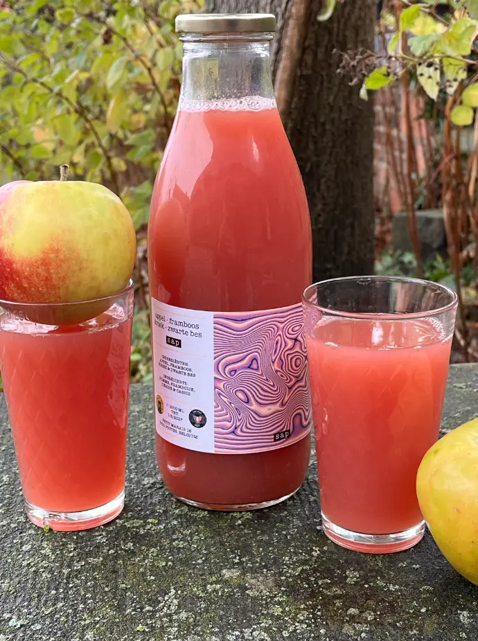 appel - framboos - kriek - zwarte bes SAP